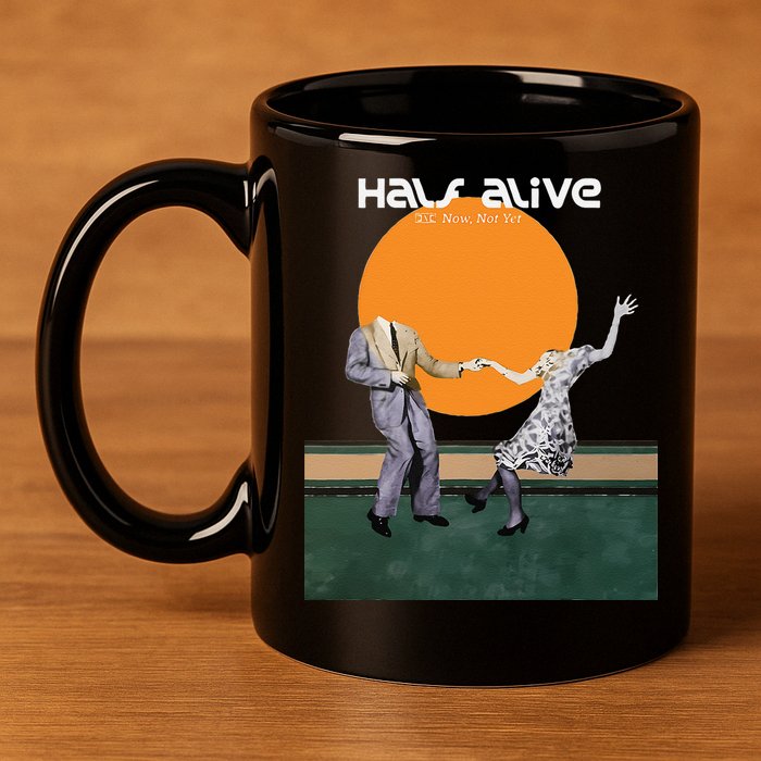 Halfs Alive Band 11oz C Handle Ceramic Mug