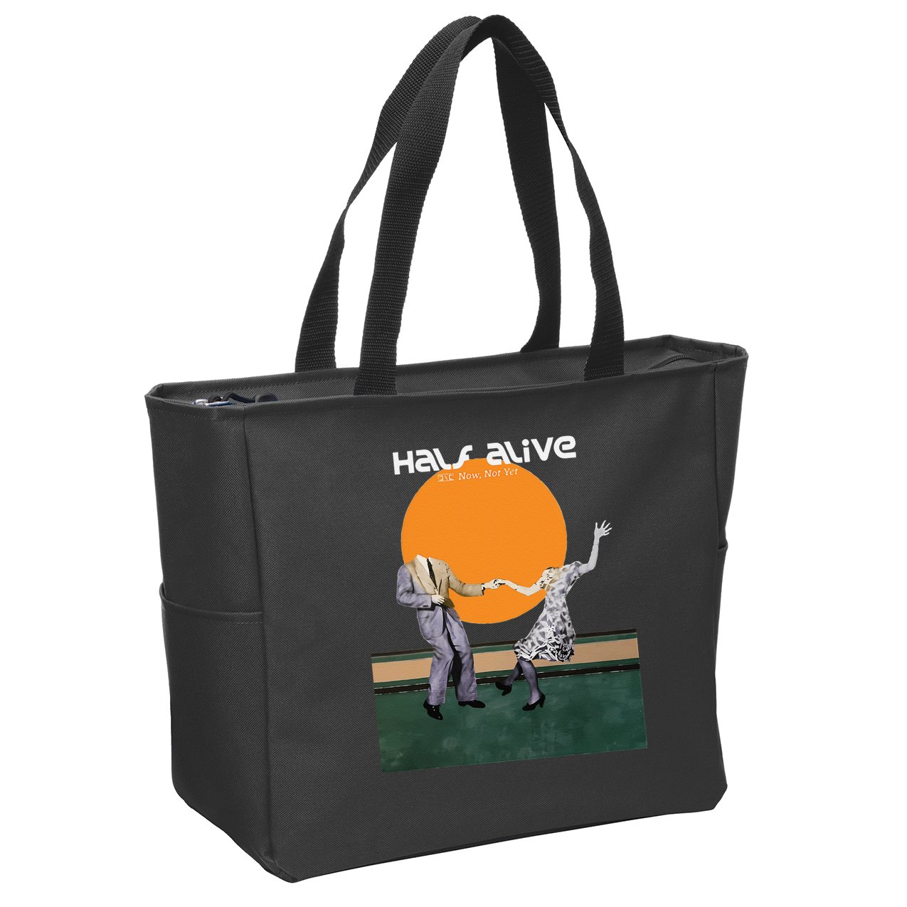 Halfs Alive Band Zip Tote Bag