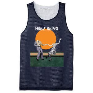 Halfs Alive Band Mesh Reversible Basketball Jersey Tank