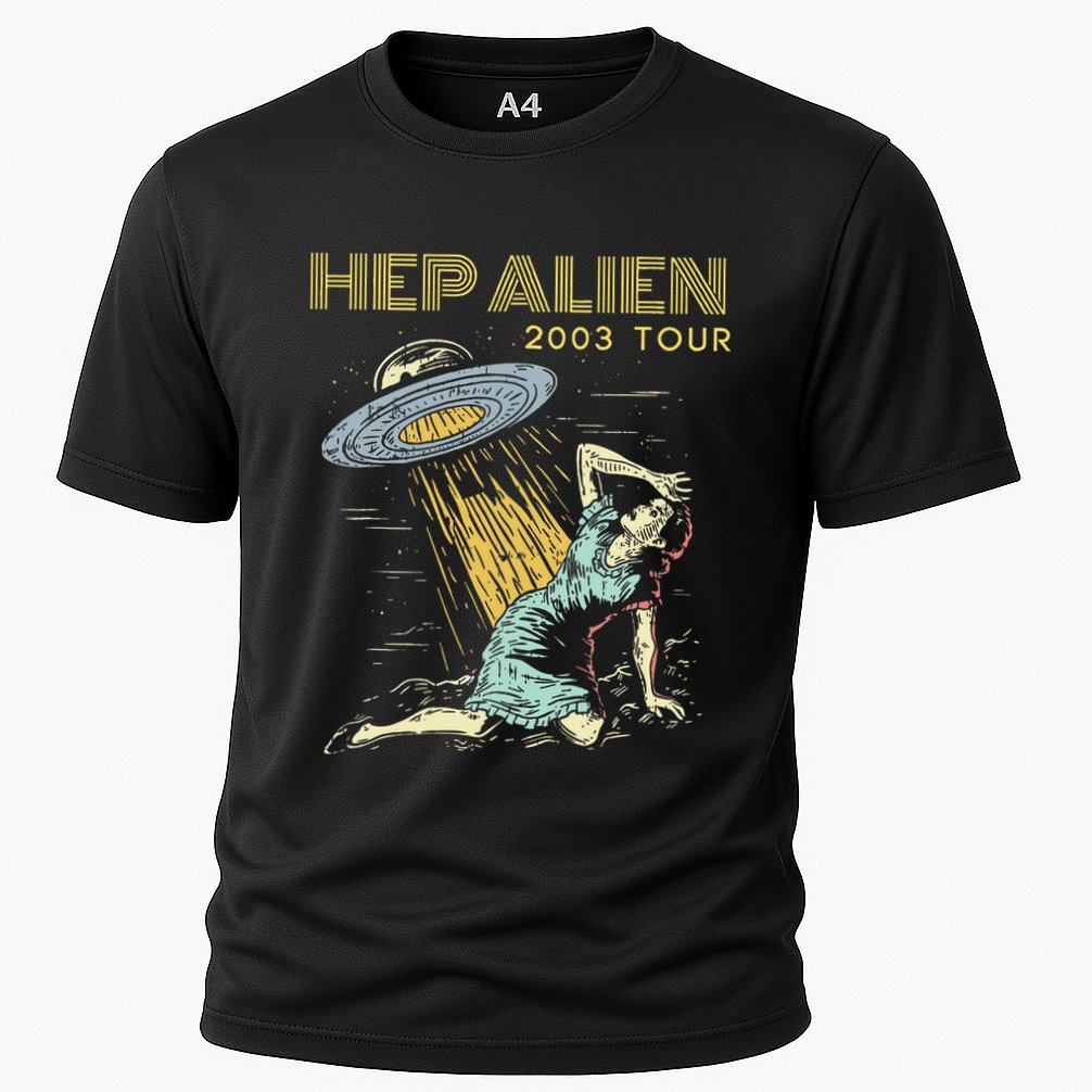 Hep Alien Band Pop Culture Cooling Performance Crew T-Shirt