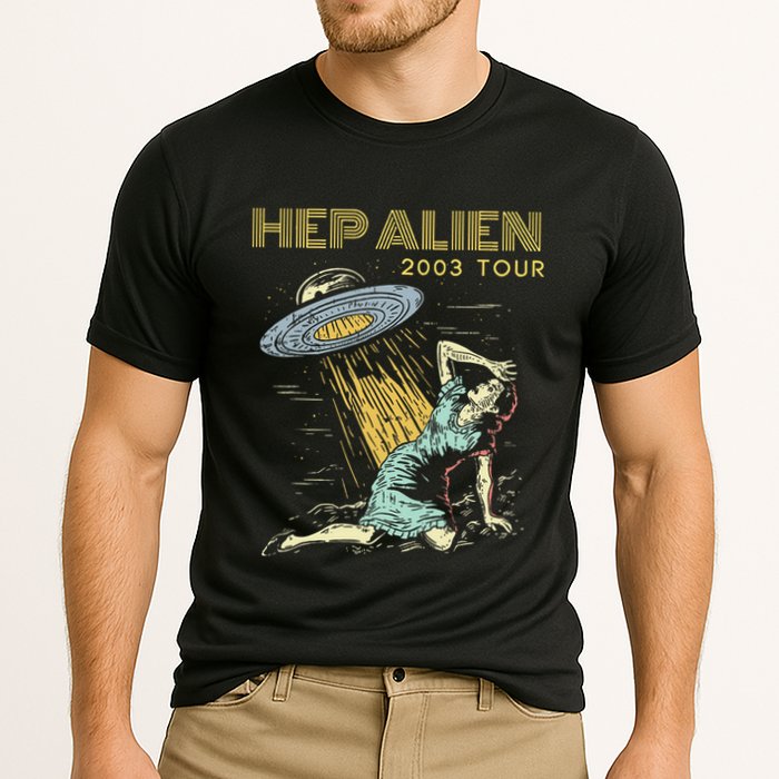 Hep Alien Band Pop Culture Cooling Performance Crew T-Shirt