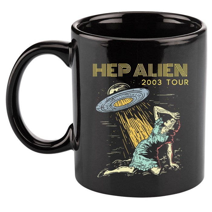 Hep Alien Band Pop Culture 11oz C Handle Ceramic Mug