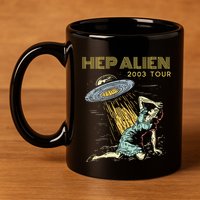 Hep Alien Band Pop Culture 11oz C Handle Ceramic Mug