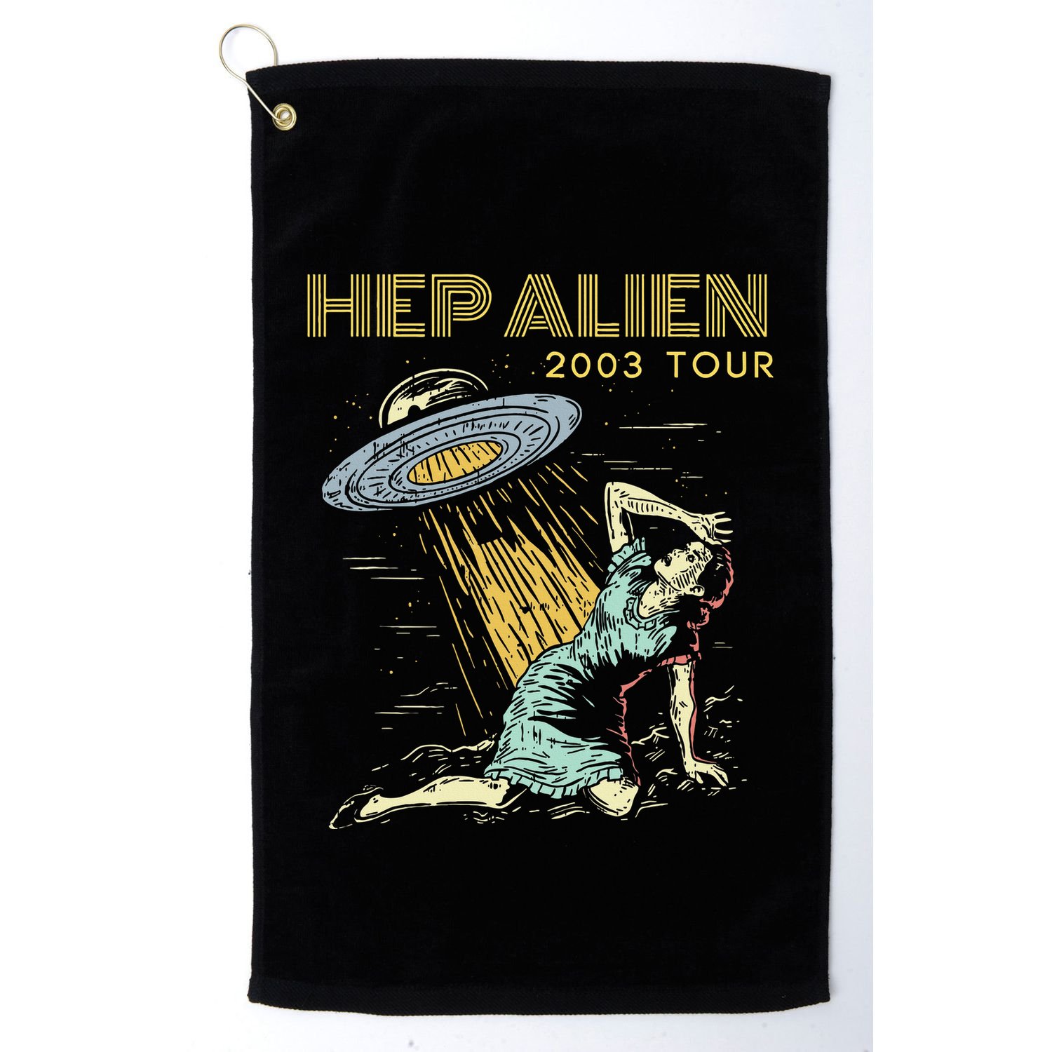 Hep Alien Band Pop Culture Golf Towel