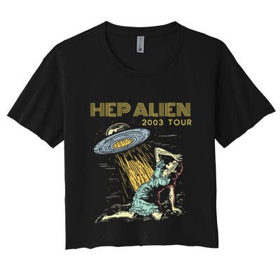 Hep Alien Band Pop Culture Crop Top