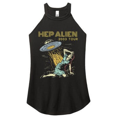 Hep Alien Band Pop Culture Women's Perfect Tri Rocker Tank