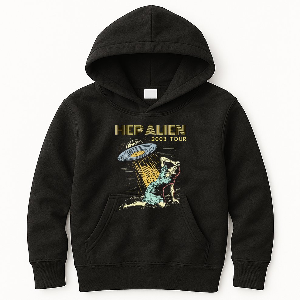 Hep Alien Band Pop Culture Kids Hoodie