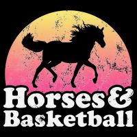 Horse and Basketball  or Horses Baby Bodysuit