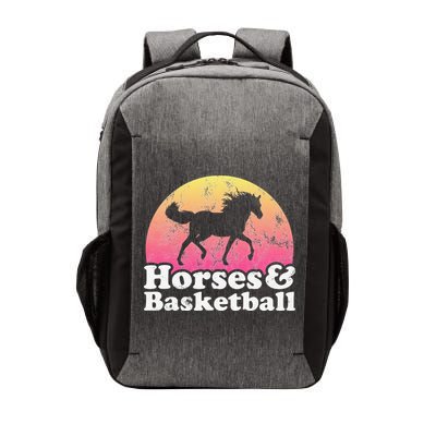 Horse and Basketball  or Horses Vector Backpack