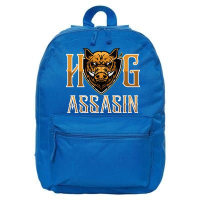 Hog And Boar Assasin Animal Hunter Hog Gift 16 in Basic Backpack