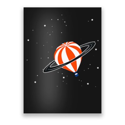 hot air balloon adventure ballooning space Poster