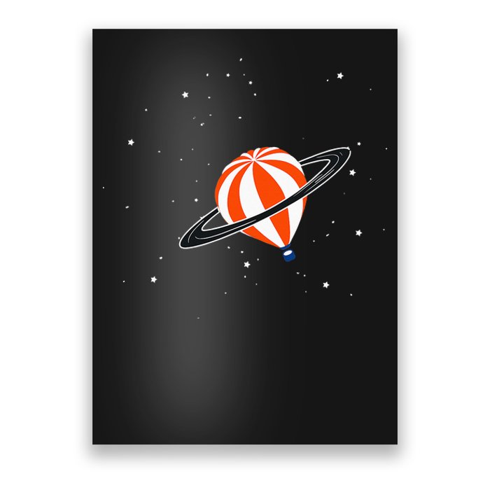 hot air balloon adventure ballooning space Poster