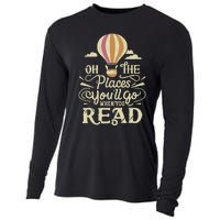 Hot Air Balloon Oh The Places You’Ll Go When You Read Cooling Performance Long Sleeve Crew