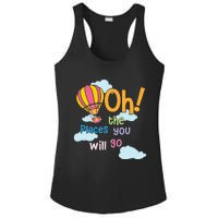 Hot Air Balloon Oh The Places You’Ll Go When You Read Ladies PosiCharge Competitor Racerback Tank