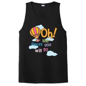 Hot Air Balloon Oh The Places You’Ll Go When You Read PosiCharge Competitor Tank