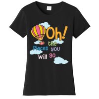 Hot Air Balloon Oh The Places You’Ll Go When You Read Women's T-Shirt