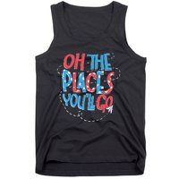 Hot Air Balloon Oh The Places Youll Go When You Read Tank Top