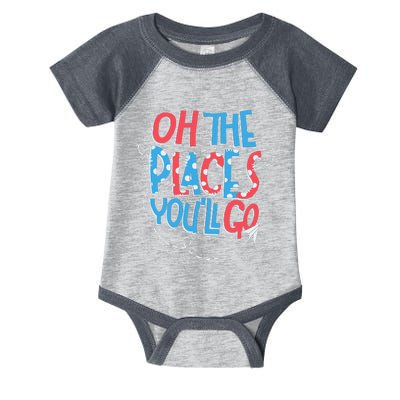 Hot Air Balloon Oh The Places Youll Go When You Read Infant Baby Jersey Bodysuit