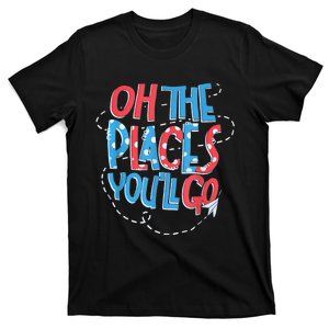 Hot Air Balloon Oh The Places You’Ll Go When You Read T-Shirt