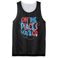 Hot Air Balloon Oh The Places You’Ll Go When You Read Mesh Reversible Basketball Jersey Tank