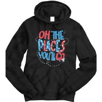 Hot Air Balloon Oh The Places You’Ll Go When You Read Tie Dye Hoodie