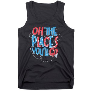 Hot Air Balloon Oh The Places You’Ll Go When You Read Tank Top