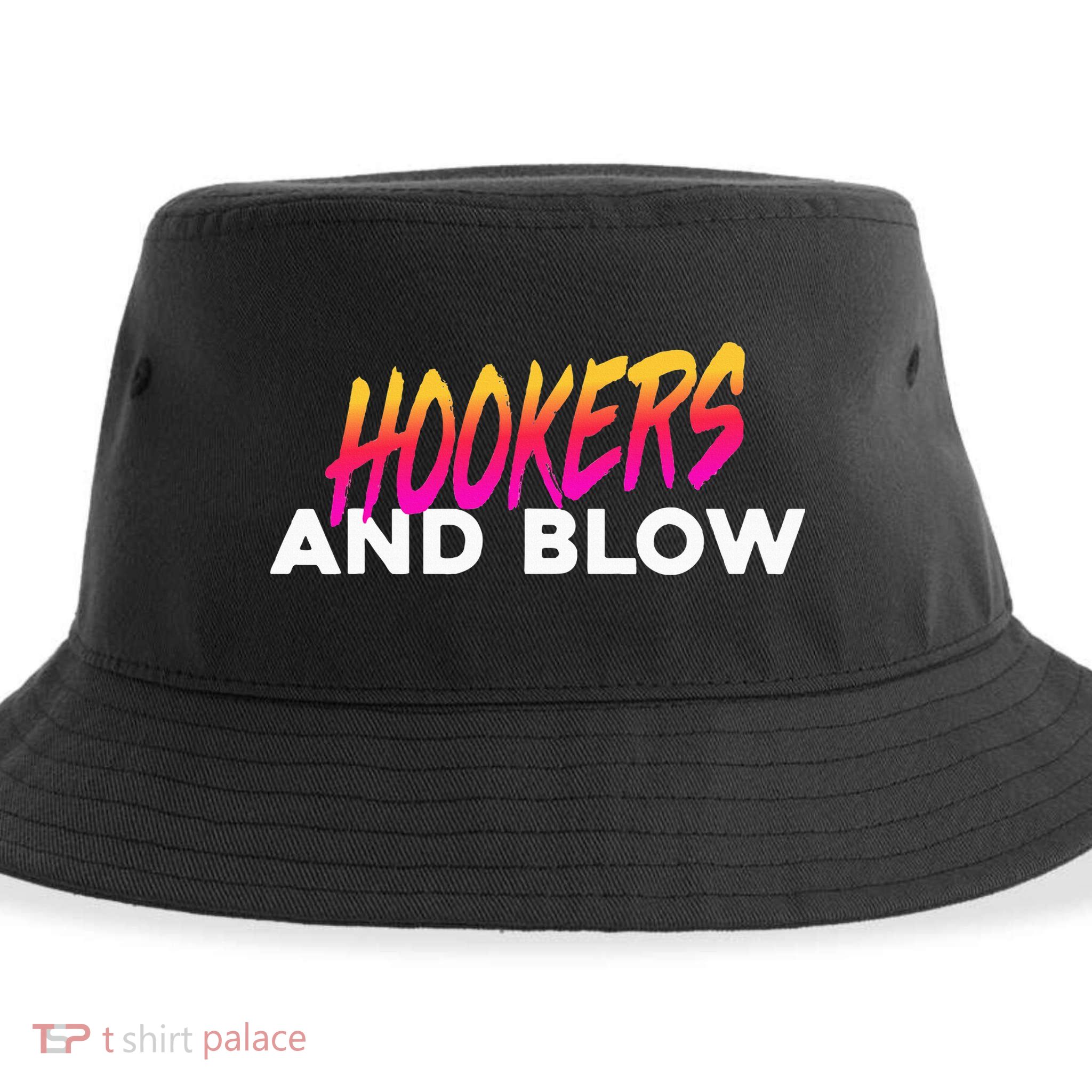 Hookers And Blow Funny Meme Sustainable Bucket Hat