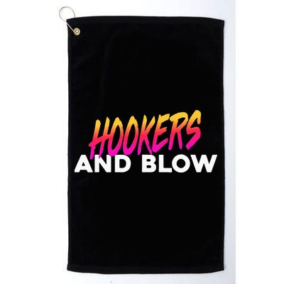 Hookers And Blow Funny Meme Golf Towel