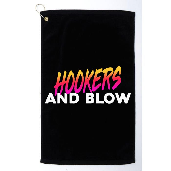 Hookers And Blow Funny Meme Golf Towel