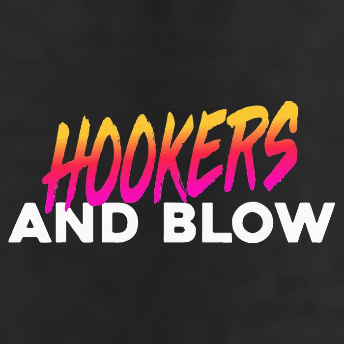 Hookers And Blow Funny Meme Golf Towel