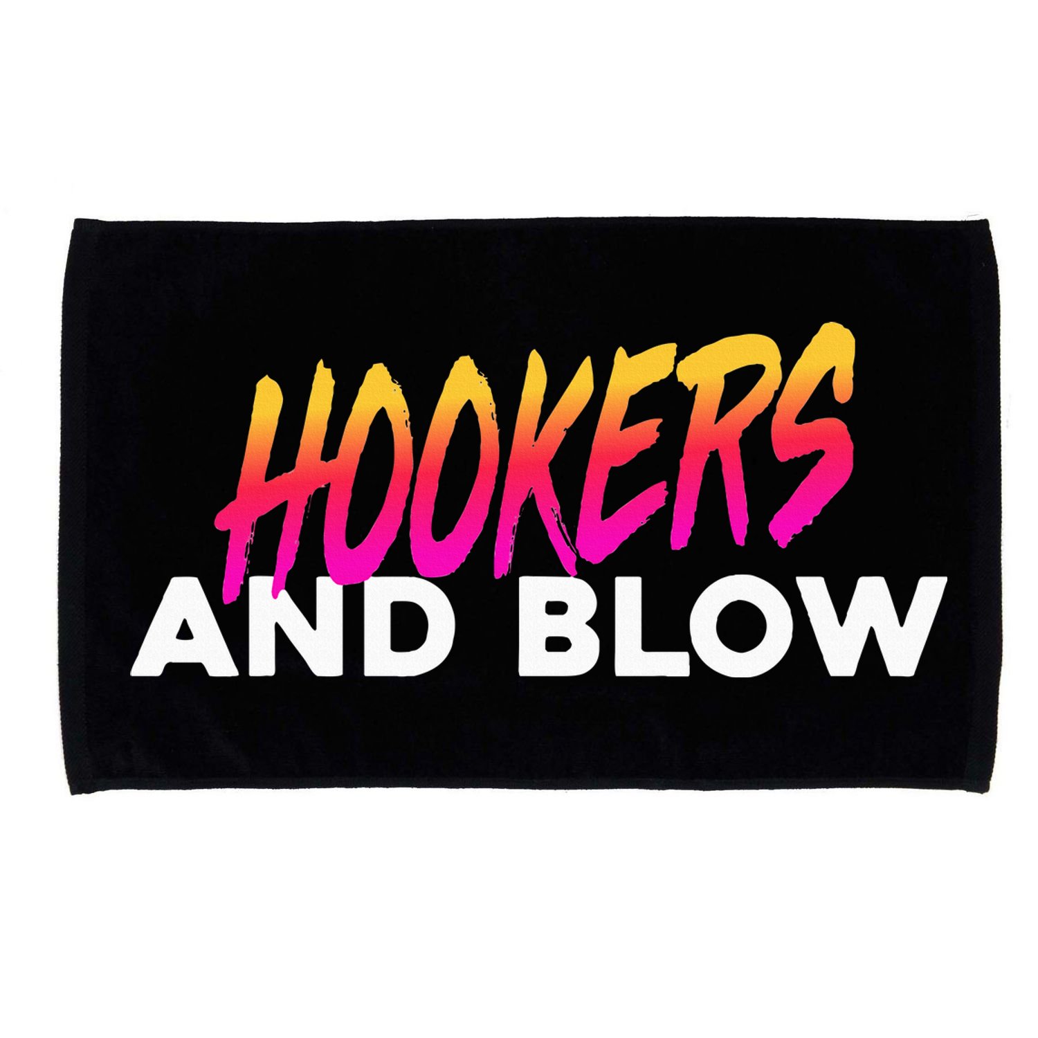 Hookers And Blow Funny Meme Microfiber Hand Towel