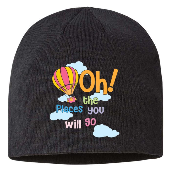 Hot Air Balloon Oh The Places You’Ll Go When You Read Sustainable Beanie