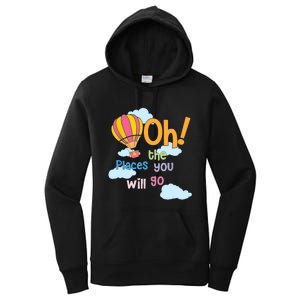 Hot Air Balloon Oh The Places You’Ll Go When You Read Women's Pullover Hoodie