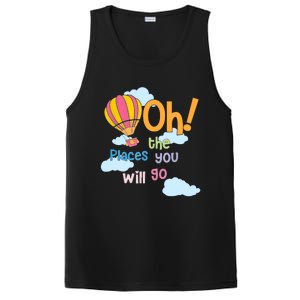 Hot Air Balloon Oh The Places You’Ll Go When You Read PosiCharge Competitor Tank