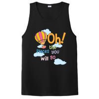 Hot Air Balloon Oh The Places You’Ll Go When You Read PosiCharge Competitor Tank