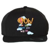 Hot Air Balloon Oh The Places You’Ll Go When You Read Wool Snapback Cap