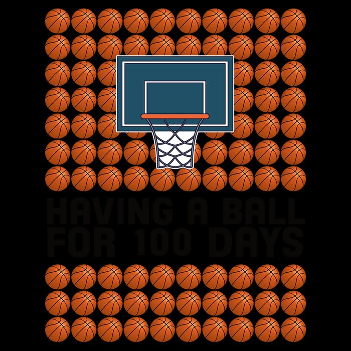 Having A Ball For 100 Days Of School Basketball Mug