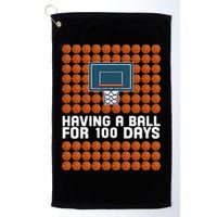 Having A Ball For 100 Days Of School Basketball Golf Towel