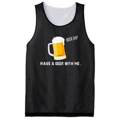 Have A Beer With Me | Beer Day Mesh Reversible Basketball Jersey Tank