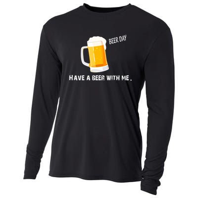 Have A Beer With Me | Beer Day Cooling Performance Long Sleeve Crew