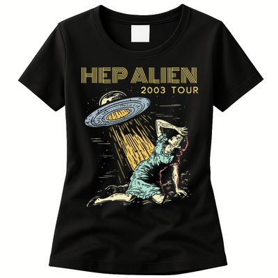 Hep Alien Band Pop Culture Womens T-Shirt