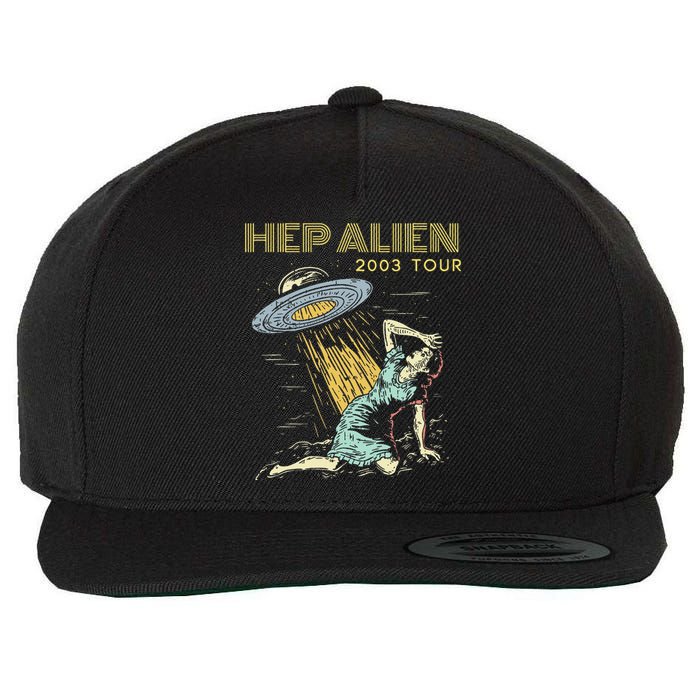 Hep Alien Band Pop Culture Wool Snapback Cap