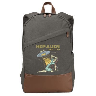 Hep Alien Band Pop Culture Cotton Canvas Backpack