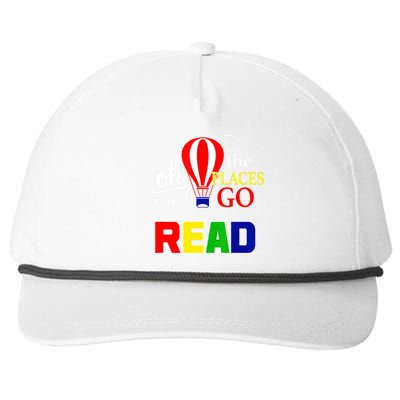 Hot Air Balloon Oh The Places You’Ll Go When You Read Snapback Five-Panel Rope Hat