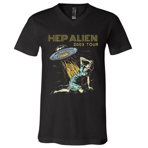 Hep Alien Band Pop Culture V-Neck T-Shirt