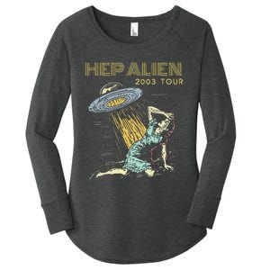 Hep Alien Band Pop Culture Women's Perfect Tri Tunic Long Sleeve Shirt