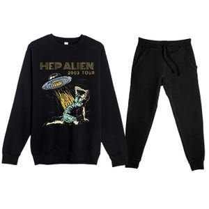 Hep Alien Band Pop Culture Premium Crewneck Sweatsuit Set