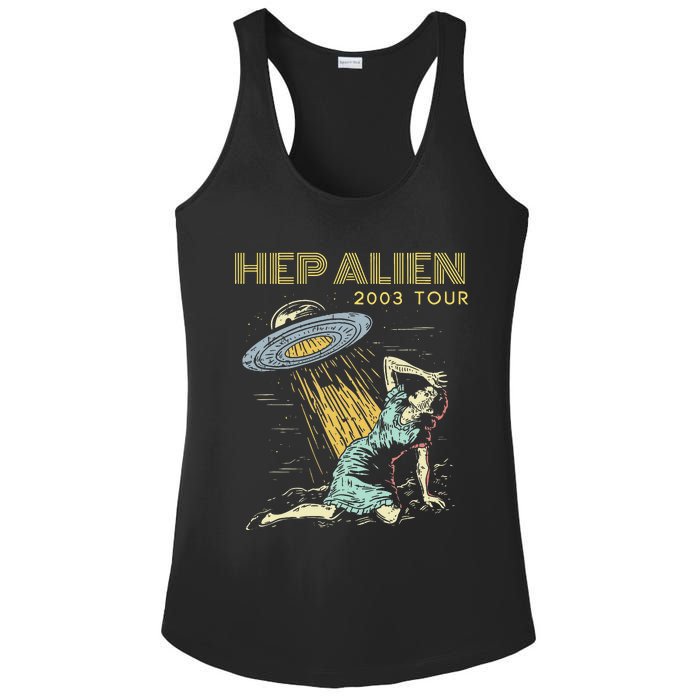 Hep Alien Band Pop Culture Ladies PosiCharge Competitor Racerback Tank