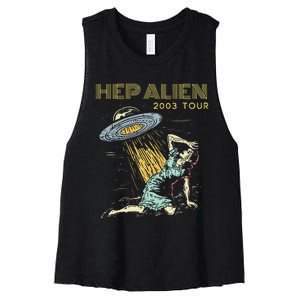 Hep Alien Band Pop Culture Women's Racerback Cropped Tank