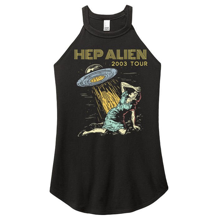 Hep Alien Band Pop Culture Women's Perfect Tri Rocker Tank